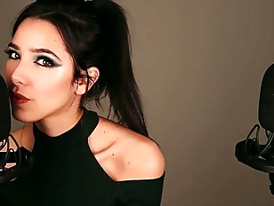 ASMR GLOW sensual blow job simulation