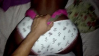 Fucking Girlfriend little ebony stepsister while she and her mom out shopping