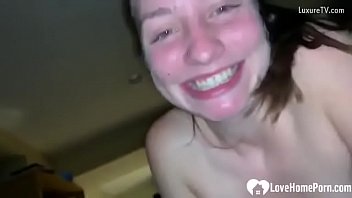 Horny college teens share roomates cock