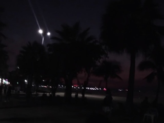 Perfect night walk and amazing handjob