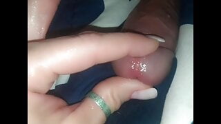 Sensual Cock head tease with dripping precum — Tara Steele