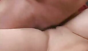 Tall blonde slut Crystal Ray swallows a load