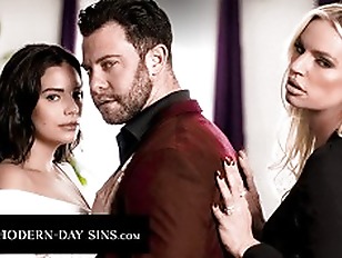 MODERN-DAY SINS – Cheating Husband Fucks Sneaky Mistress In Secret While Wife Waits In Other Room