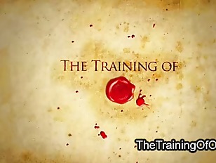 Brunette babe  and clamped while standing then laid on fuck box with spread legs