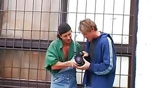 Carmelita Blue with homeless dude and husband