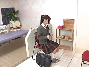 Hot Petite Japanese Teen In  Uniform Fucked During Interview – Part 3