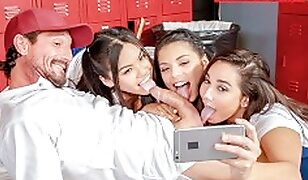 Scam Angels – Gina Valentina, Karlee Grey And Cindy Starfall Hot American s Fuck Their Coach